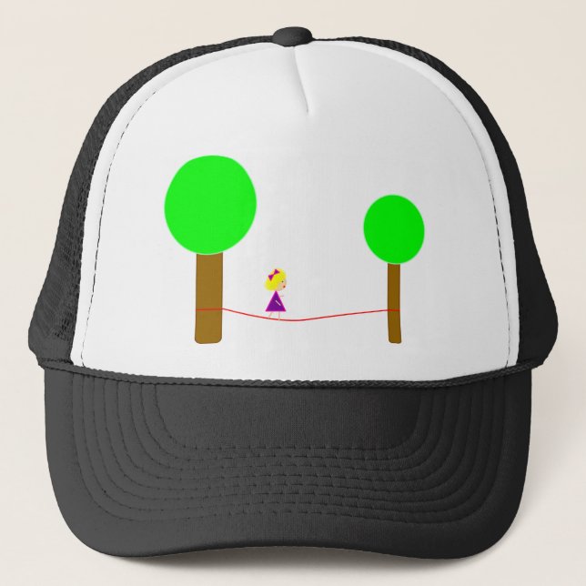 Gorra De Camionero Chica de Slackline (Anverso)