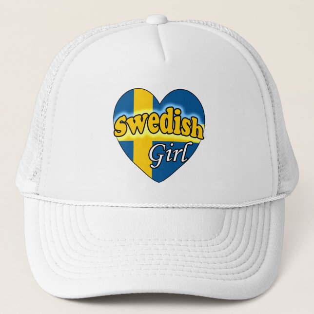 Gorra De Camionero Chica de Suecia (Anverso)