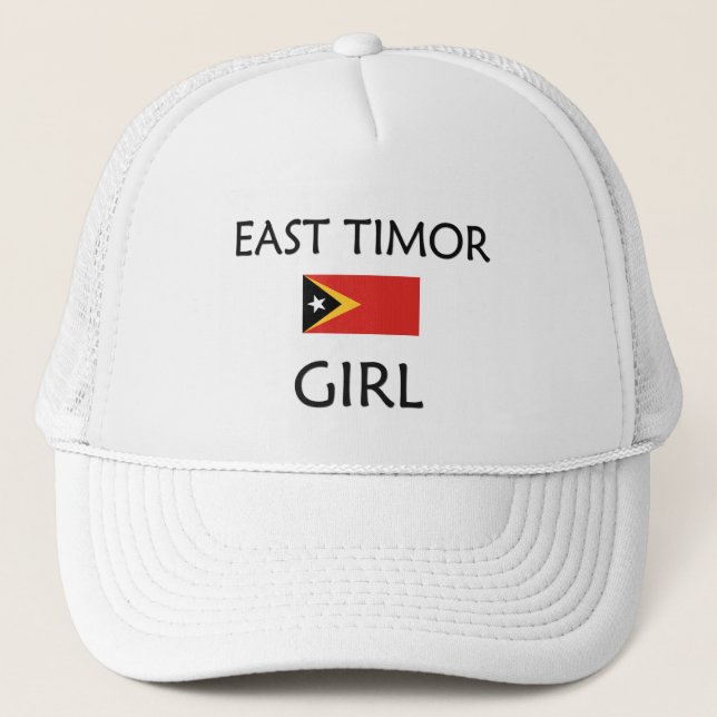 GORRA DE CAMIONERO CHICA DE TIMOR ORIENTAL (Anverso)