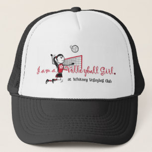 Gorra De Camionero Chica de voleibol