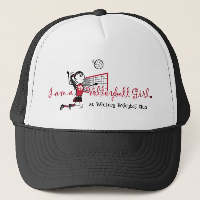 Gorra De Camionero Chica de voleibol (Anverso)