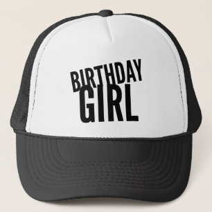 Gorra De Camionero Chica del cumpleaños
