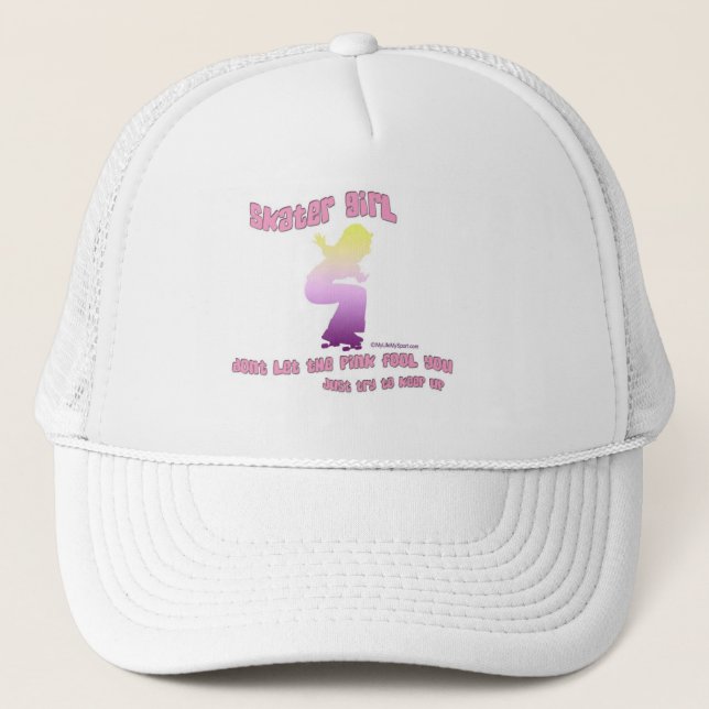 GORRA DE CAMIONERO CHICA DEL PATINADOR (Anverso)
