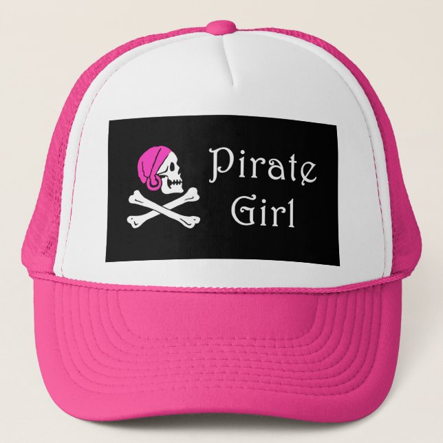 Gorra De Camionero Chica del pirata (Anverso)