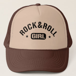 Gorra De Camionero Chica del rock-and-roll