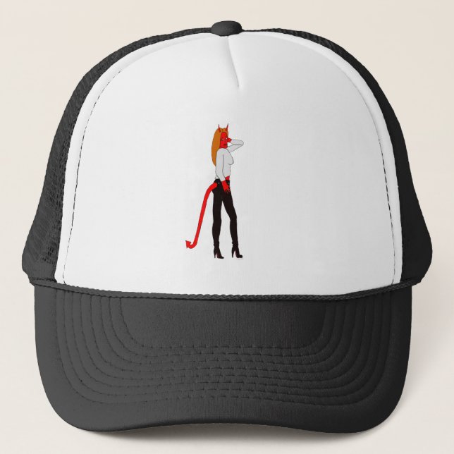 Gorra De Camionero chica diablo (Anverso)