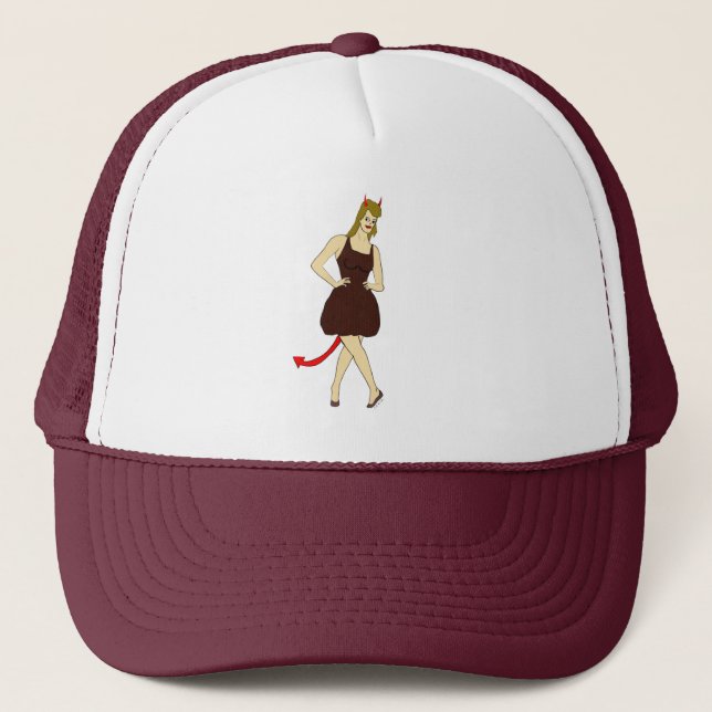 Gorra De Camionero chica diablo     (Anverso)