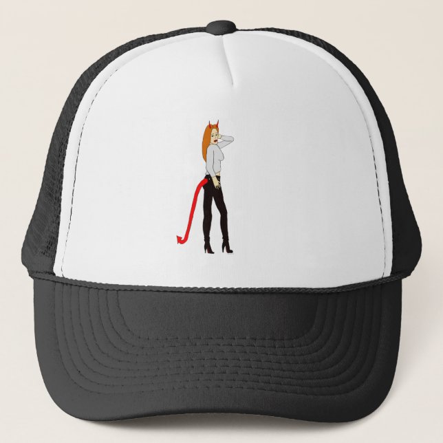 Gorra De Camionero chica diablo     (Anverso)
