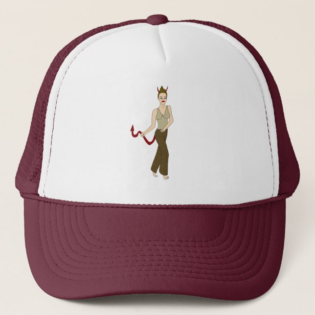 Gorra De Camionero chica diablo    (Anverso)
