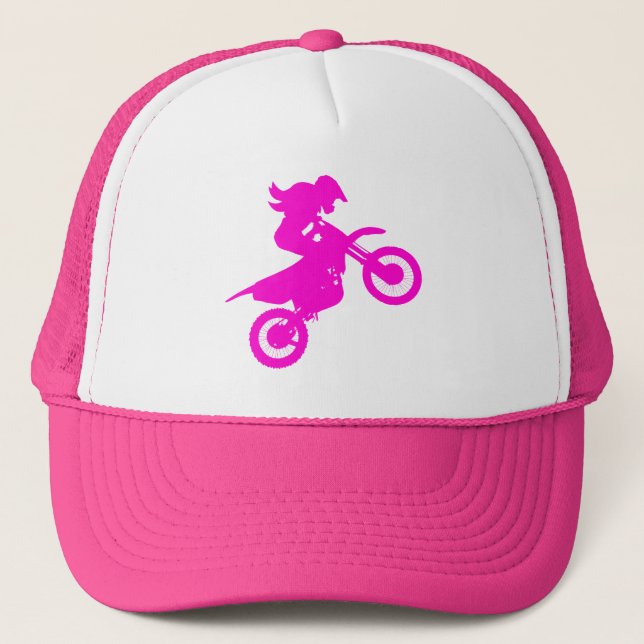Gorra De Camionero Chica Dirt Bike (Anverso)