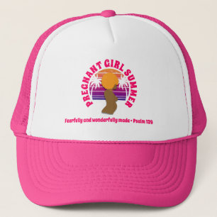 Gorra De Camionero CHICA EMBARAZADA Personalizado DE VERANO Christian