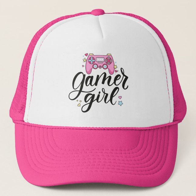 Gorra De Camionero Chica Gamer (Anverso)