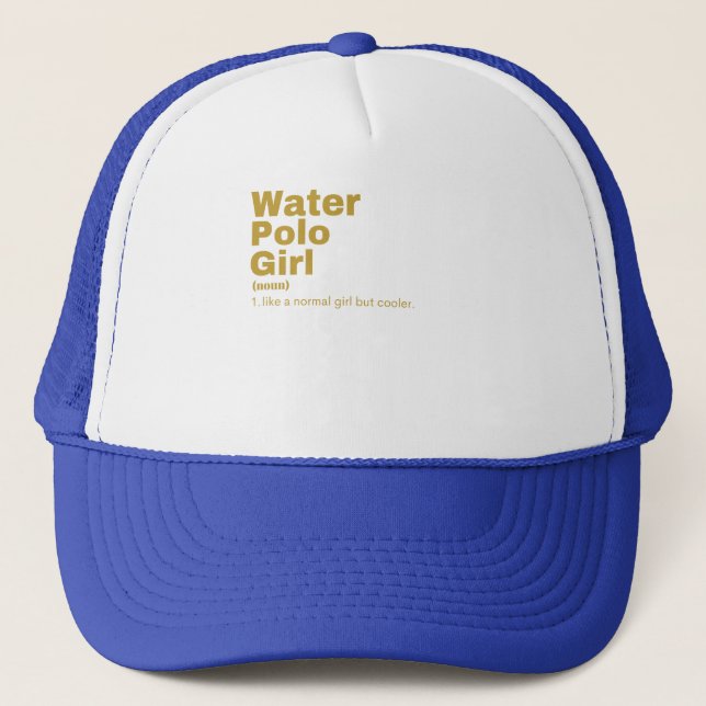 Gorra De Camionero chica ilm - Waterpolo (Anverso)