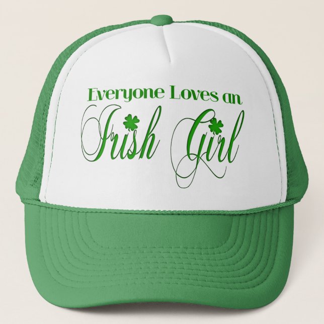 Gorra De Camionero Chica irlandés (Anverso)