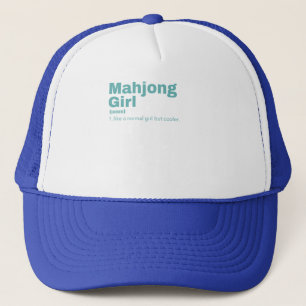 Gorra De Camionero Chica - Mahjong