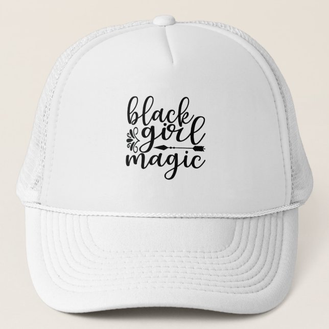 Gorra De Camionero Chica negro mágico (Anverso)