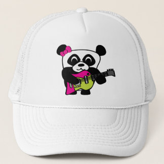 Gorra De Camionero Chica Panda Guitar Fun