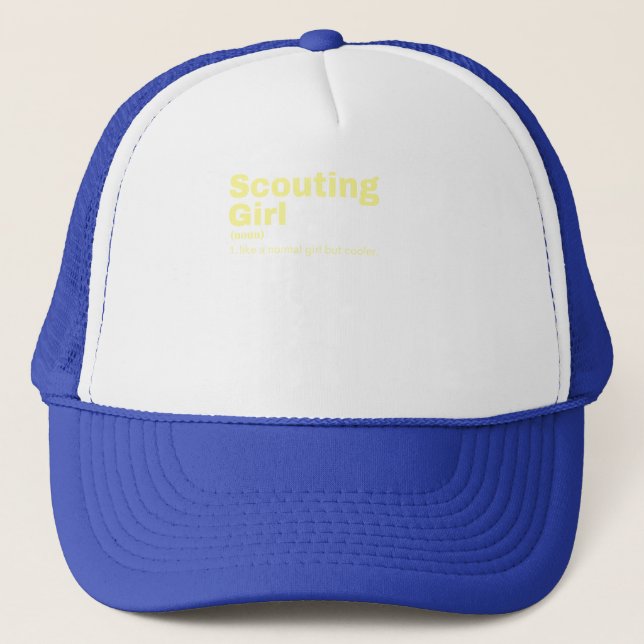 Gorra De Camionero Chica - Scouting (Anverso)