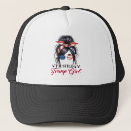 Gorra De Camionero Chica Trump 2024
