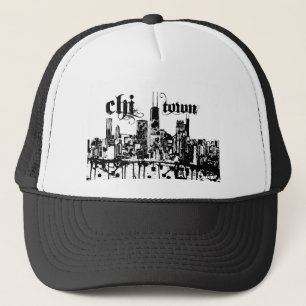 Gorra De Camionero Chicago "ji-ciudad" puso para su ciudad