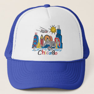 Gorra De Camionero Chicago Kids Skyline