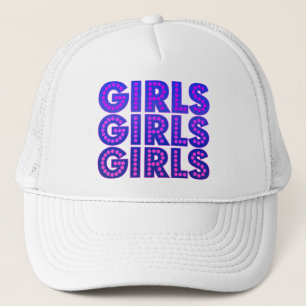 Gorra De Camionero Chicas Chicas Chicas Gráfico