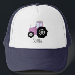 Gorra De Camionero Chicas cortan el tractor de granjas moradas y nomb<br><div class="desc">Este lindo y moderno diseño de camioneros para niños incluye un personalizado de tractores de granjas moradas y espacio para que tu puedas agregar el nombre de tus chicas. ¡El regalo perfecto para un pequeño agricultor amante de los tractores!</div>