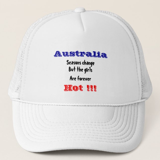 Gorra De Camionero Chicas de Australia (Anverso)