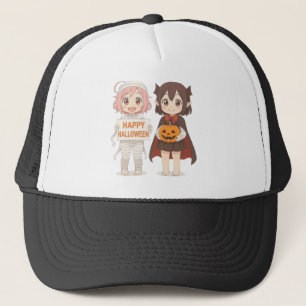Gorra De Camionero Chicas de momia de anime y vampiros