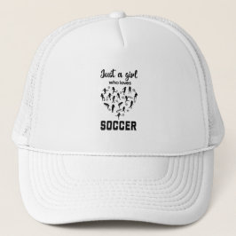 Gorra De Camionero Chicas de Silhouette jugando al fútbol