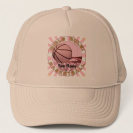 Gorra De Camionero Chicas gobiernan el baloncesto