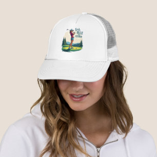 Gorra De Camionero Chicas gobiernan el Ilustracion de golf Retro