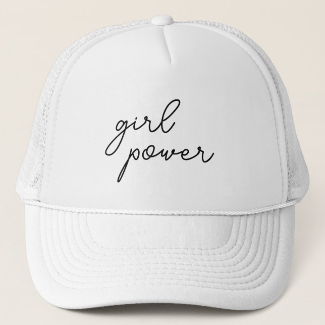 Gorra De Camionero Chicas pandilla feministas modernas Poder de chica (Anverso)