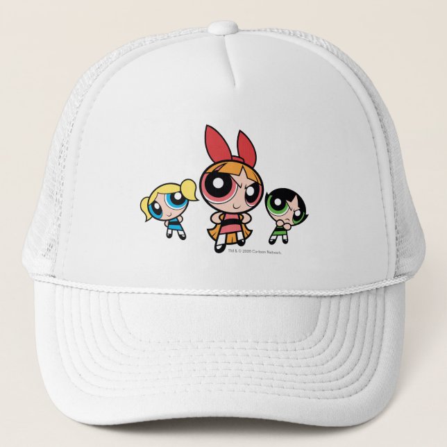 Gorra De Camionero Chicas poderosos súper fuertes (Anverso)