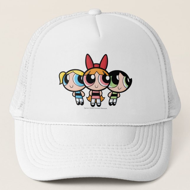 Gorra De Camionero Chicas Powerpuff: azúcar, especias y todo bueno (Anverso)
