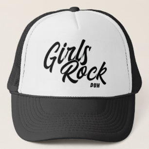 Gorra De Camionero Chicas Rock Duh Moderno Minimalista