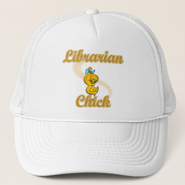 Gorra De Camionero Chick bibliotecario (Anverso)