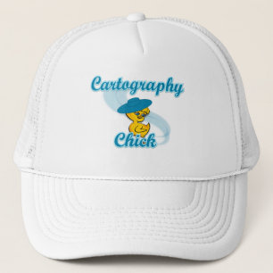 Gorra De Camionero Chick de cartografía #3