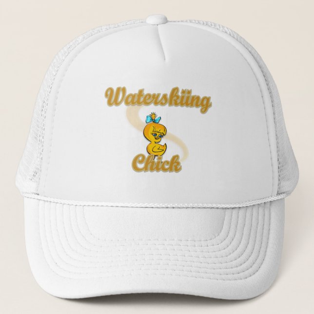 Gorra De Camionero Chick de esquí acuático (Anverso)