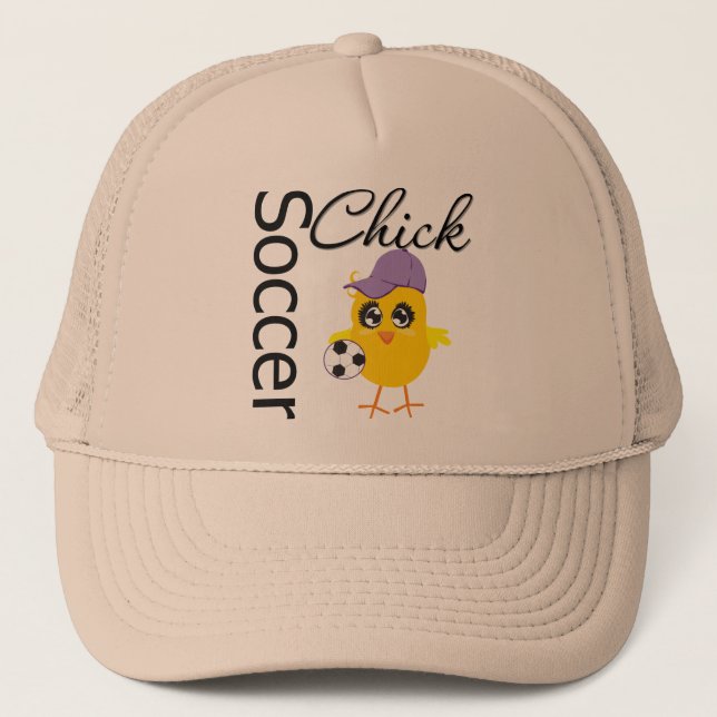 Gorra De Camionero Chick de fútbol v2 (Anverso)
