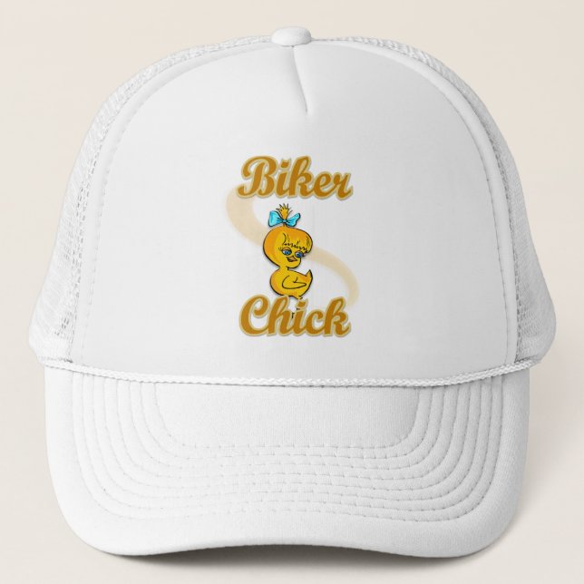 Gorra De Camionero Chick de motociclista (Anverso)