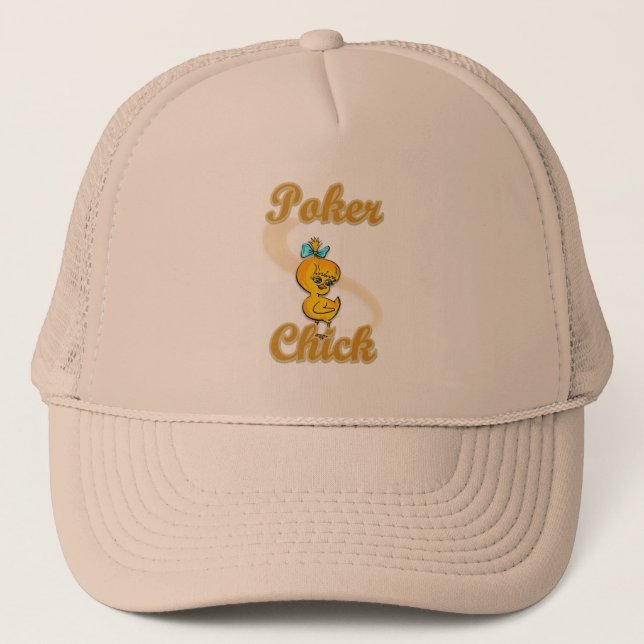 Gorra De Camionero Chick de póker (Anverso)
