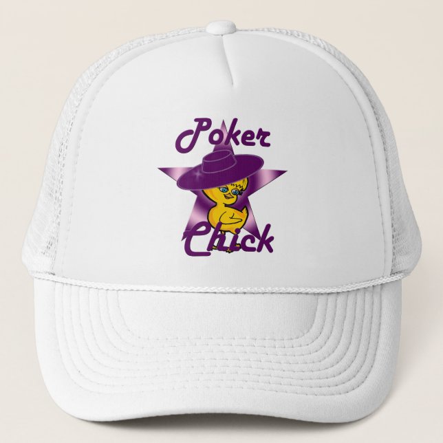 Gorra De Camionero Chick de póker #9 (Anverso)