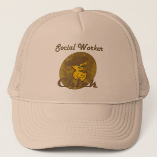 Gorra De Camionero Chick de trabajador social #6