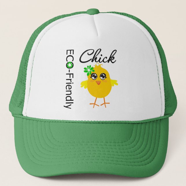 Gorra De Camionero Chick ecológico (Anverso)