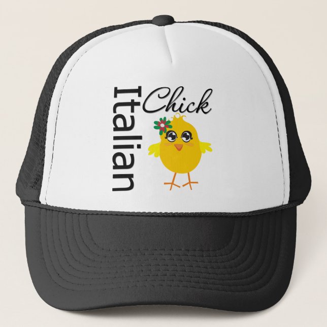 Gorra De Camionero Chick italiano (Anverso)