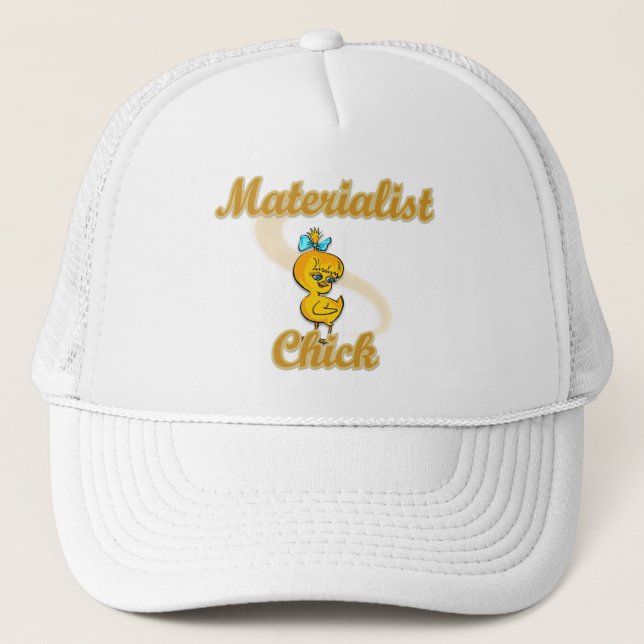 Gorra De Camionero Chick materialista (Anverso)