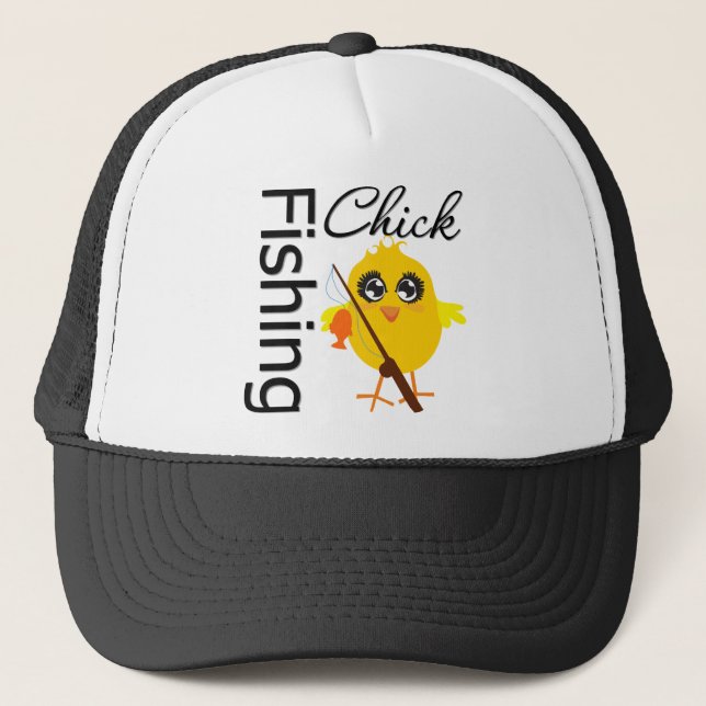 Gorra De Camionero Chick pescador (Anverso)