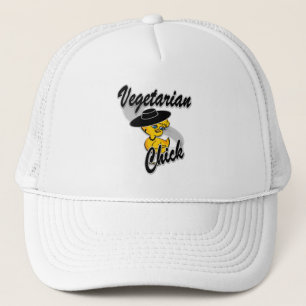 Gorra De Camionero Chick vegetariano #4