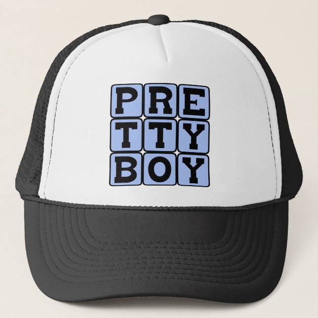 Gorra De Camionero Chico bonito, chico elegante (Anverso)